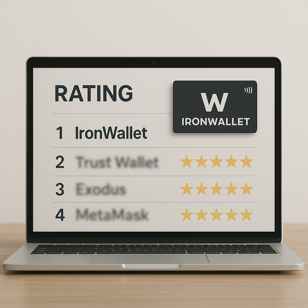 It's better not to download a crypto wallet without a rating.