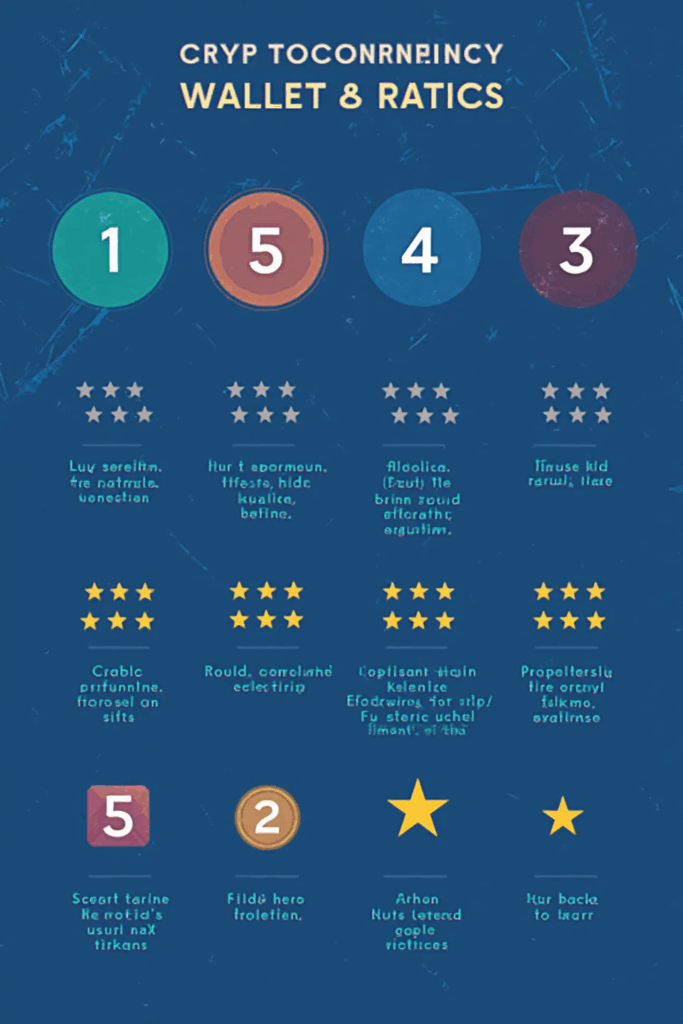 Cryptocurrency wallet ratings and how are they made?